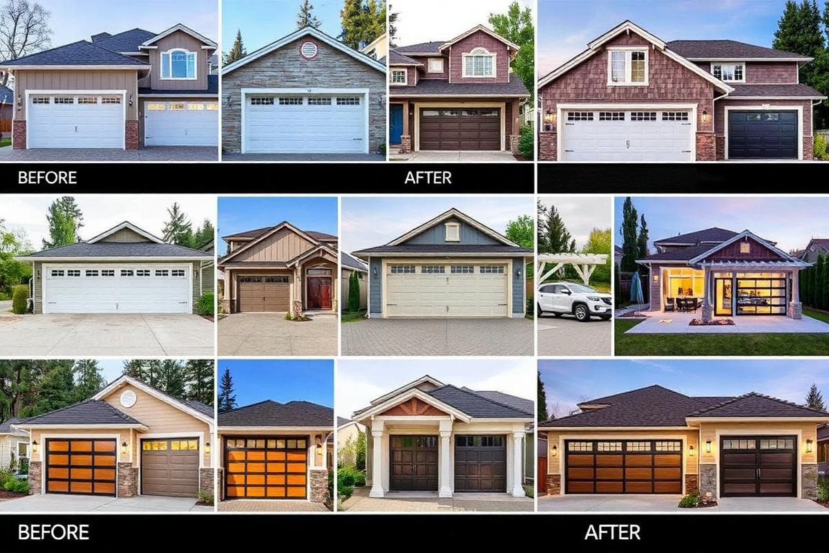 Scotland Garage Doors gallery of professional installations and before-after transformations